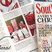 As Seen in Southern Living!  Sweet Christmas Wishes - Candy Cane Striped Favor Labels - Instant Download